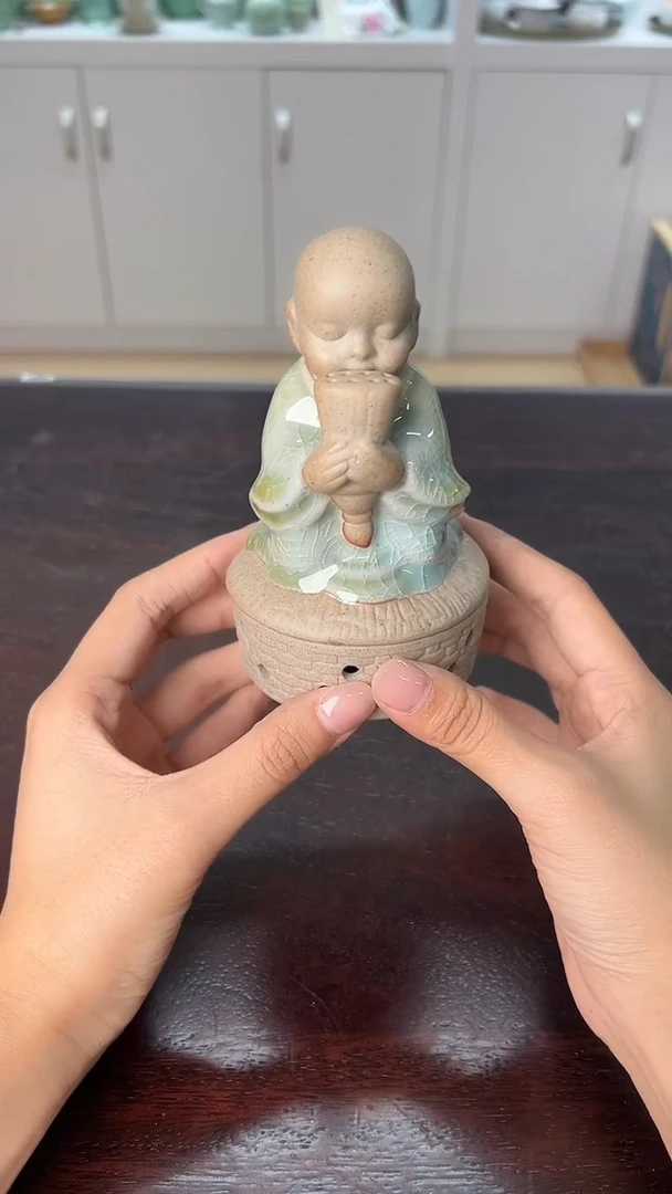 龙泉云间青瓷小米茶器
