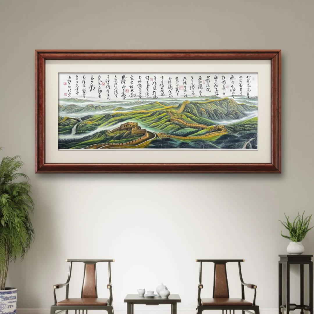 书画沁园春雪 于水超老师亲笔手绘书法180*70cm宣纸