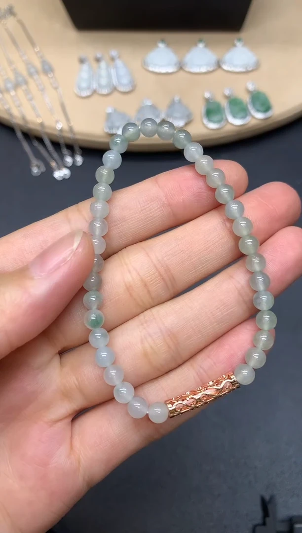 未镶嵌手串翡翠珠子【无服务费】