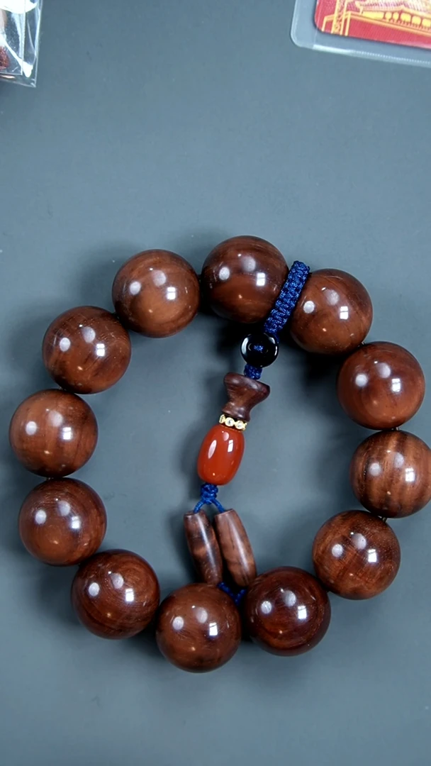 手串/手链黄花梨/降香黄檀海南黄花梨黑金紫油梨20*12mm