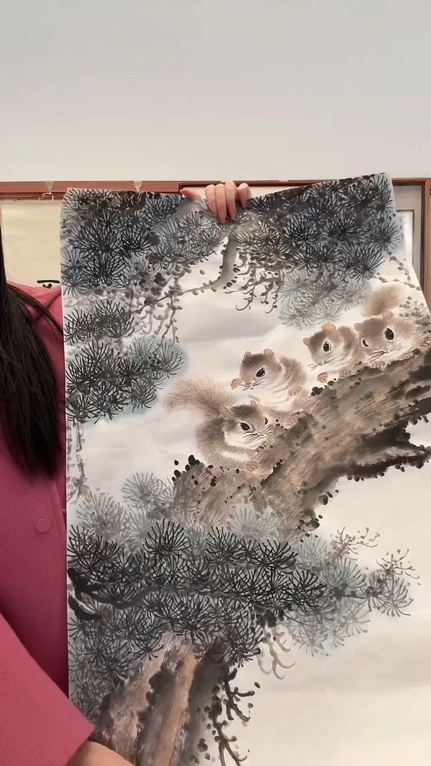 书法jx何老师国画作品一件