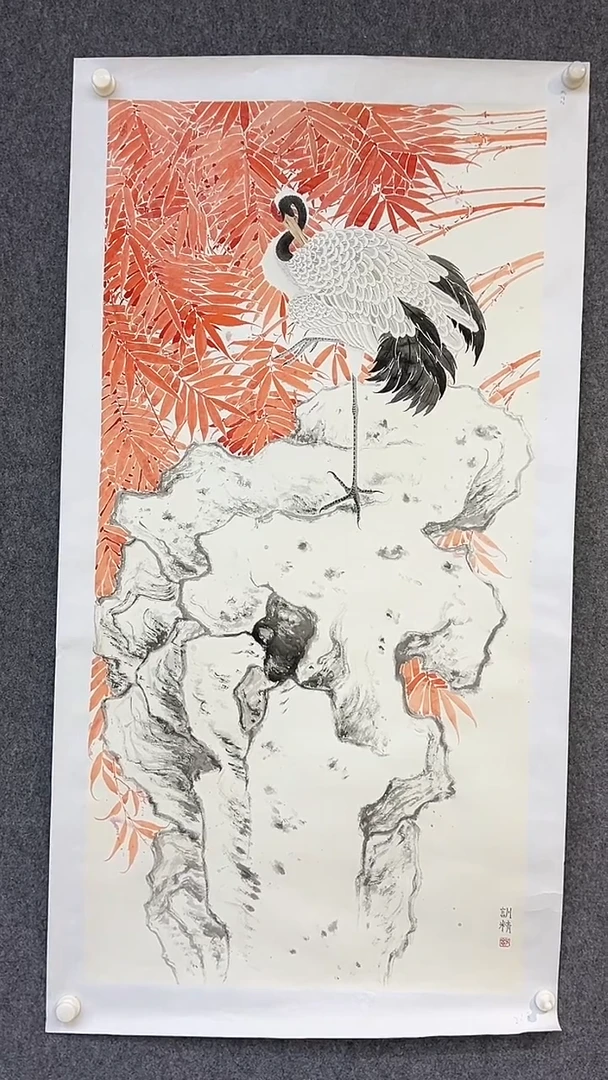 国画邹训精-8平尺-国画作品-yz