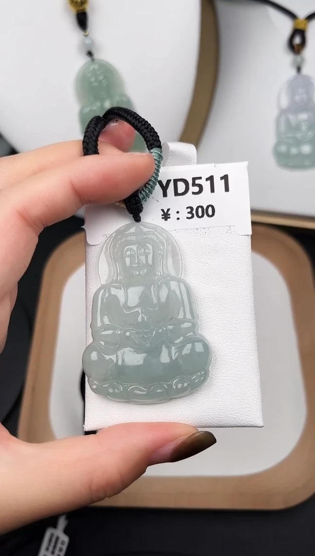 颈饰未镶嵌翡翠YD511冰感观音