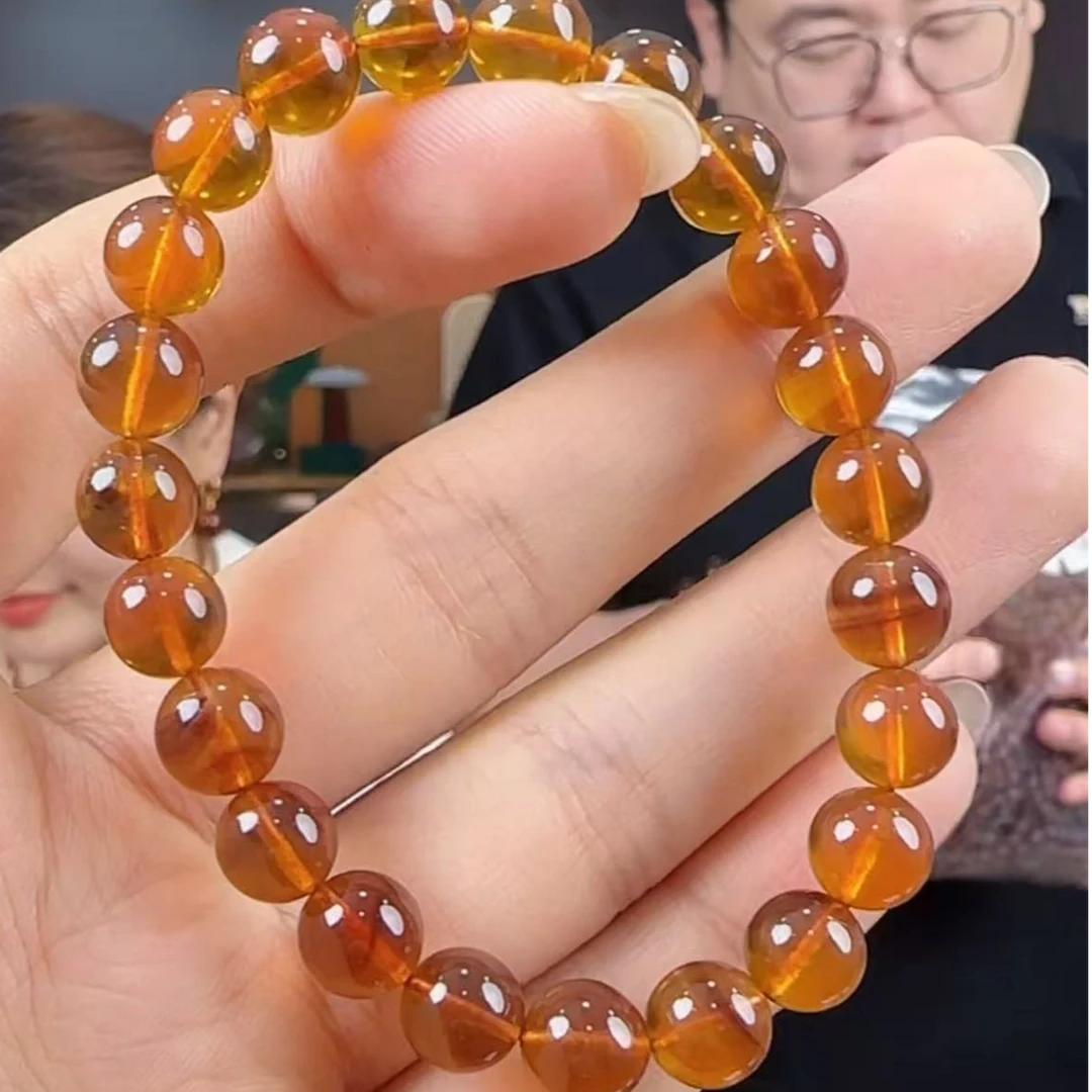 【熊总夫妇】缅珀单圈手串-约8mm（多样性发一件）