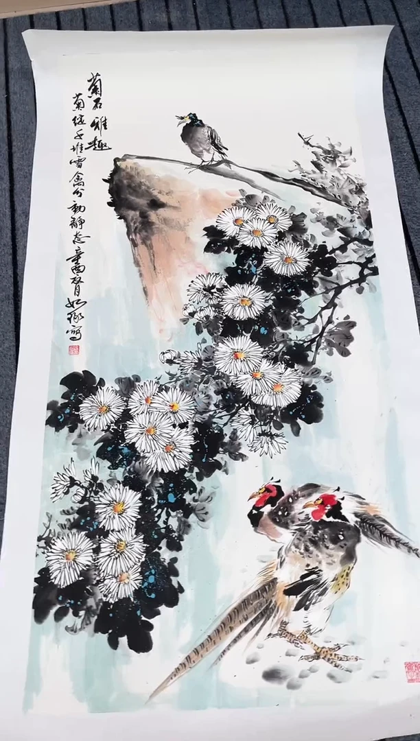 精品国画花鸟作品