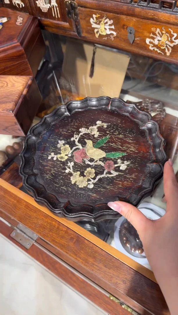 木喜鹊登梅圆盘88...8888888