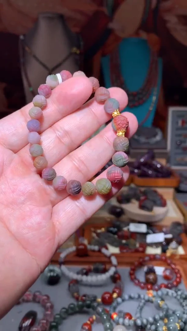 未镶嵌手串玛瑙/玉髓盐源