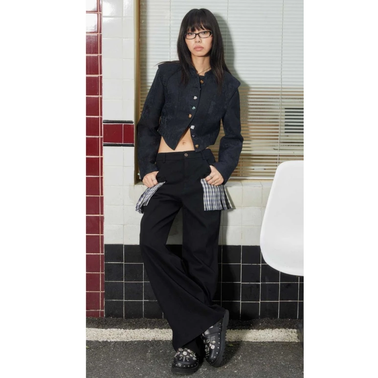 【茉舍】NOESE 可拆卸屁帘斜纹裤 NNWFL1822-859