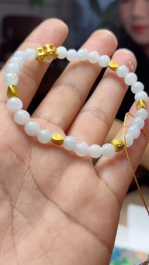 未镶嵌手链翡翠手串