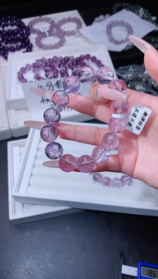 水晶手链合金529.35玻利维亚紫水晶 多样性发其一