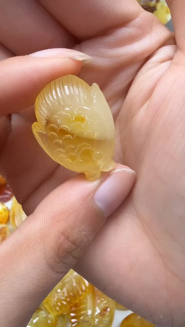 裸石琥珀未镶嵌如图