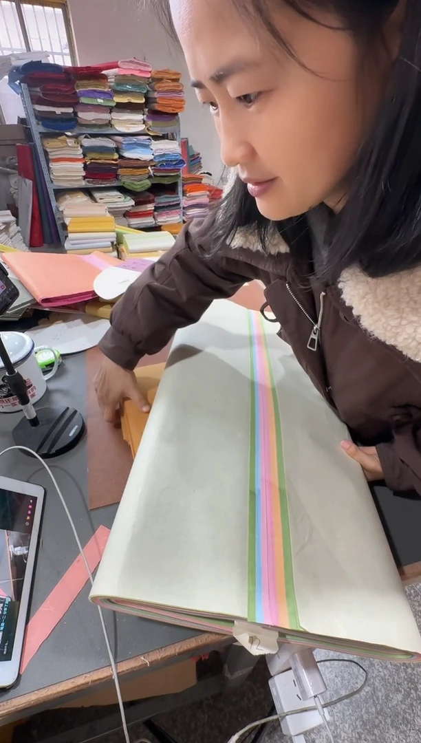 四尺50张三色拼山桠皮真银