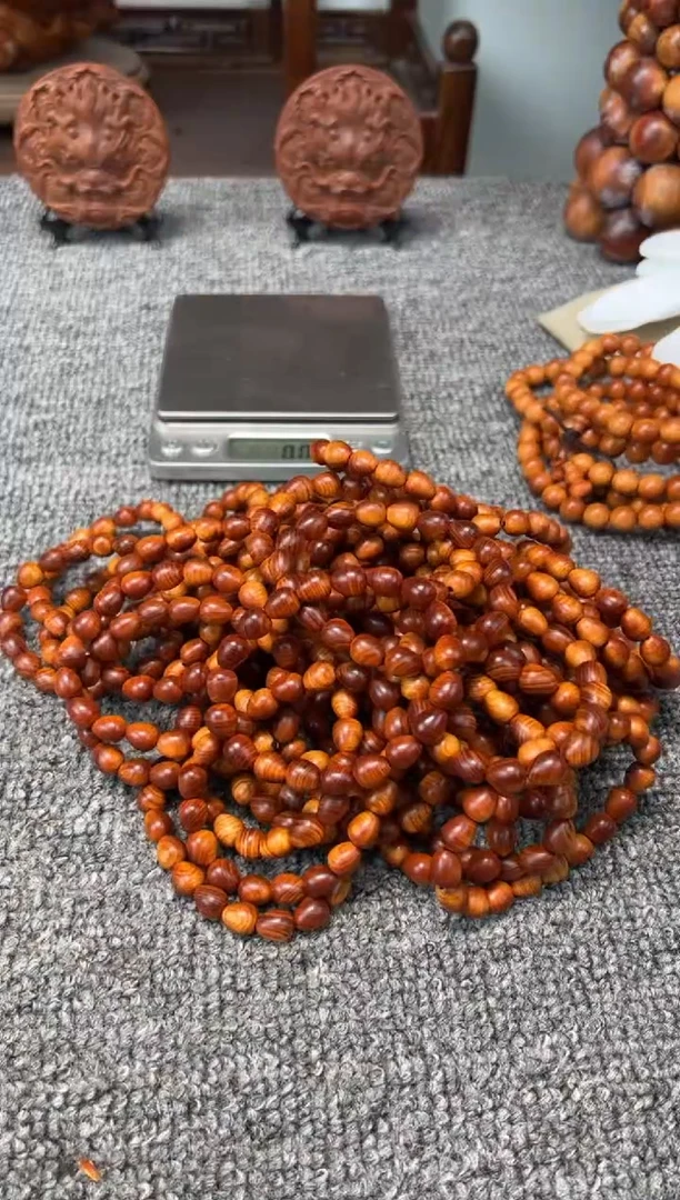 柏木（崖柏）1.0水滴珠黑油骨料