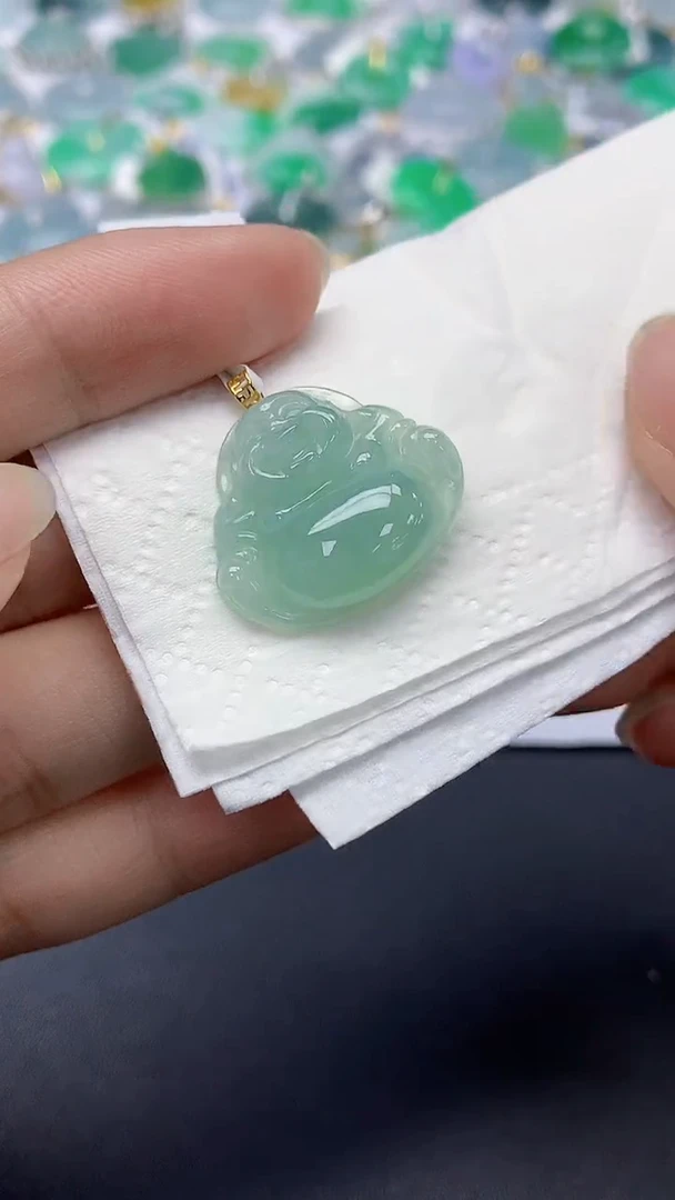 翡翠未镶嵌颈饰天然缅甸a货翡翠