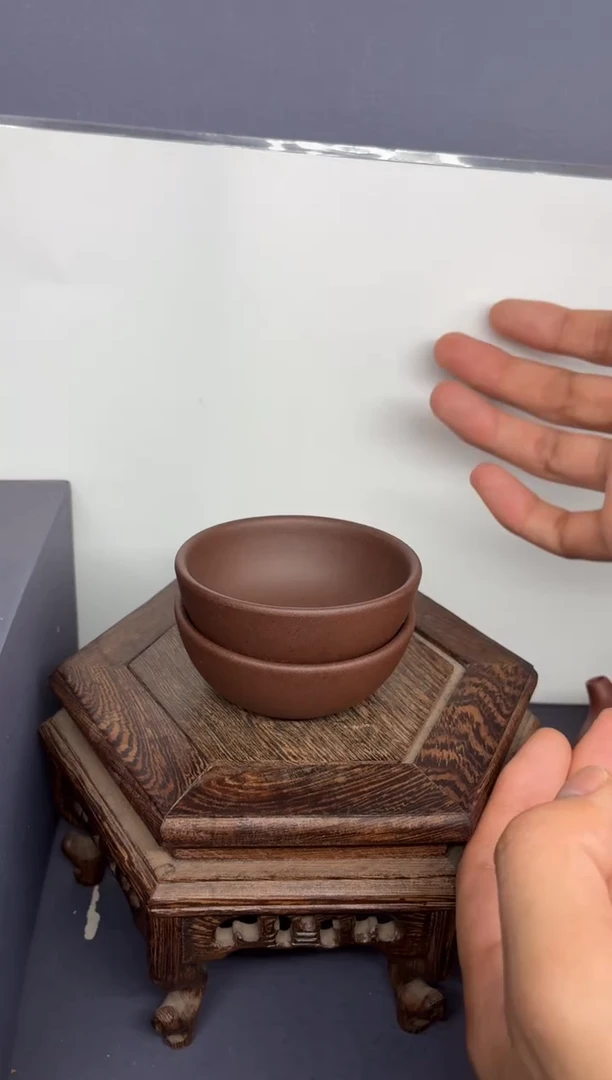 茶壶紫砂台西紫泥 小碗杯2
