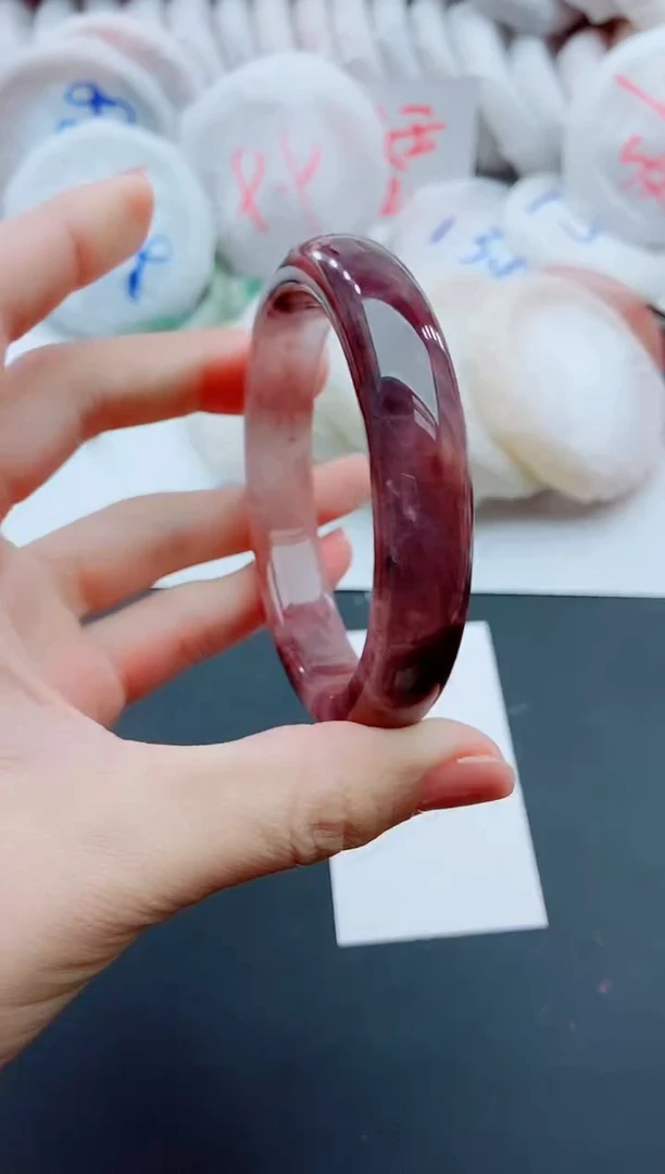 未镶嵌手镯石英质玉L85-62-63