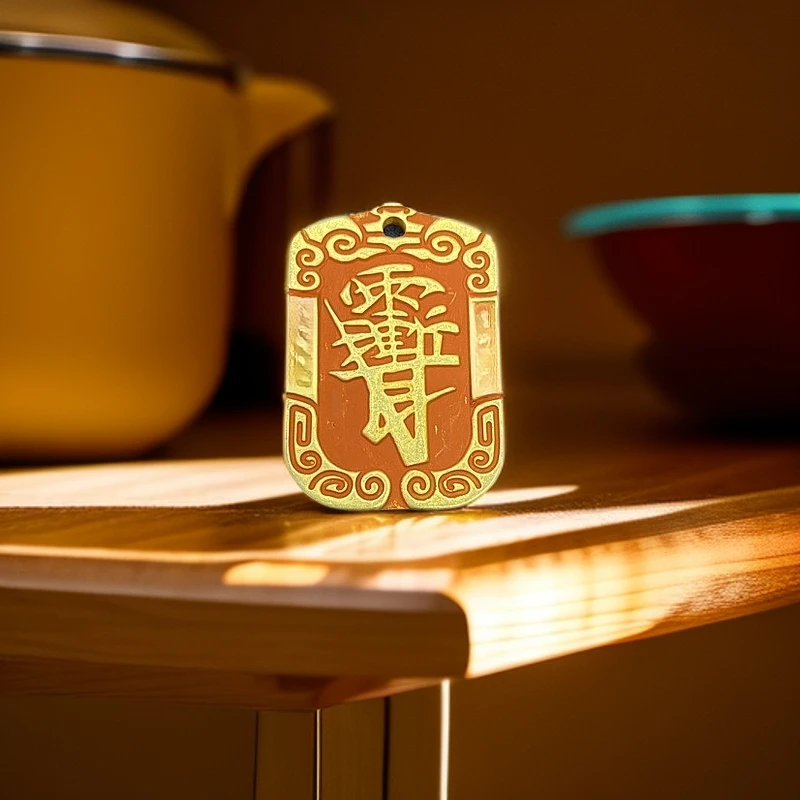 铜吊坠 铜 紫 吊坠 穿绳-122195