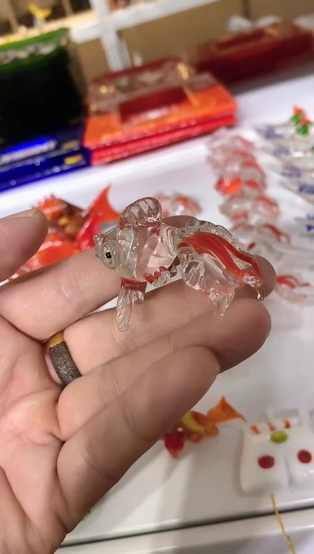 手工艺品琉璃金鱼
