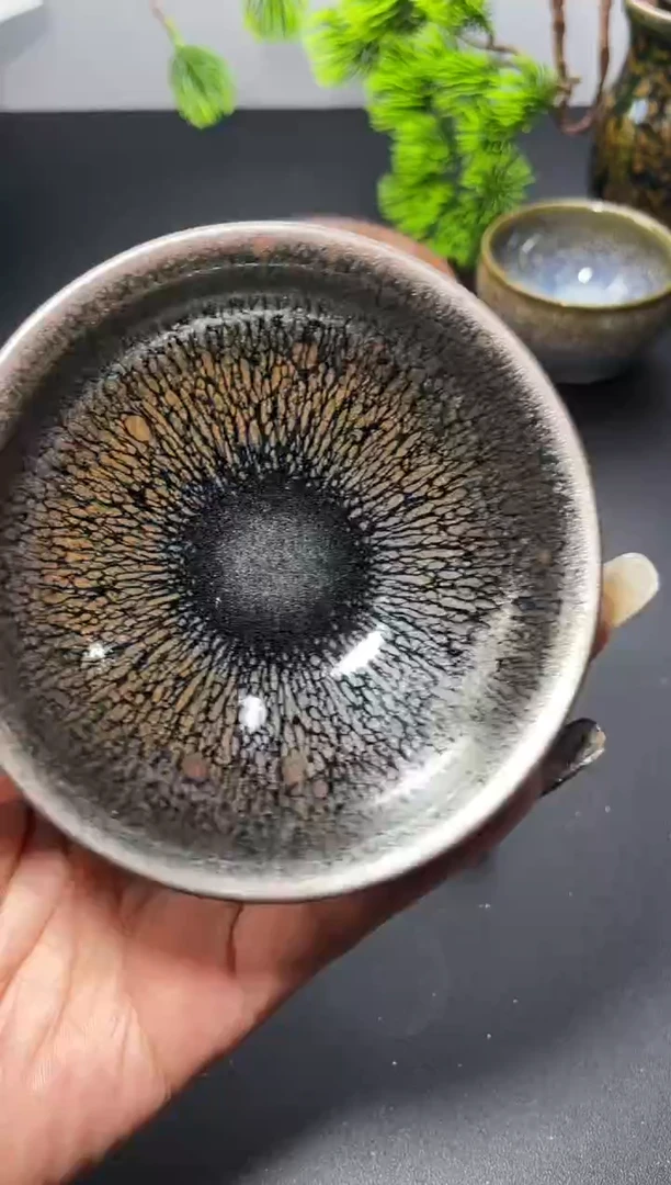 茶盏219叶紫建盏