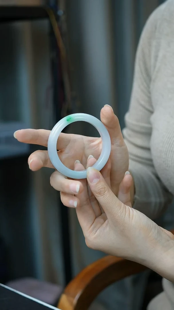 未镶嵌手镯翡翠24号-53.5正圈/MY/2