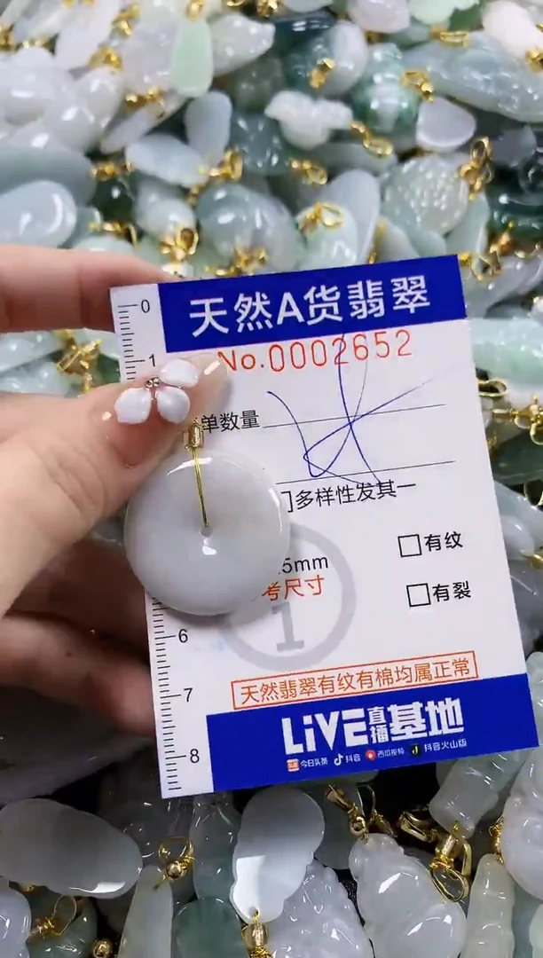 颈饰未镶嵌翡翠天然A货翡翠