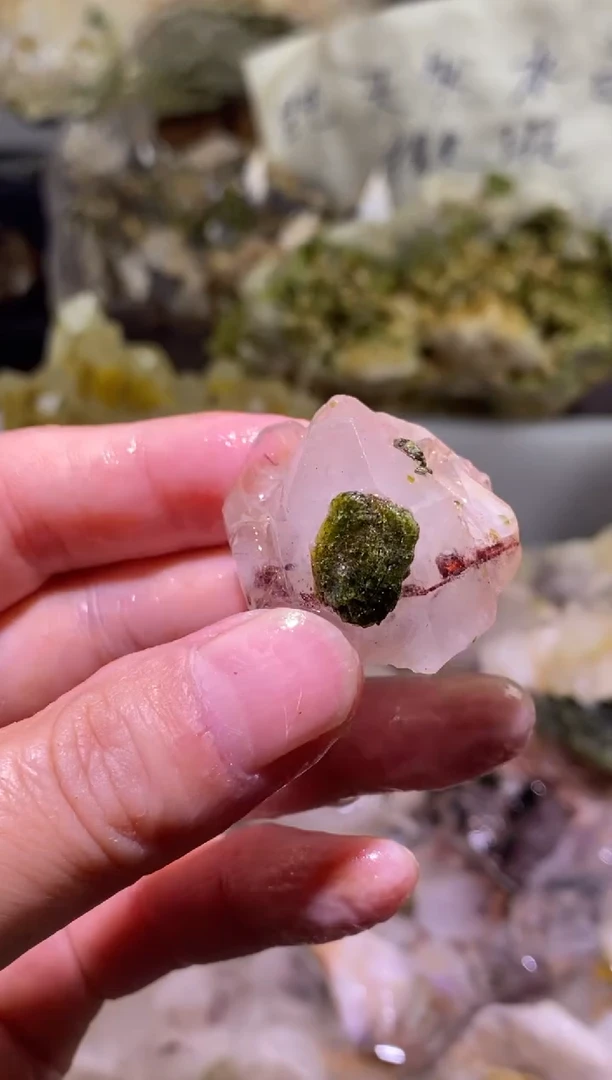 未镶嵌珠宝半成品水晶85号四川美姑超七花园水晶