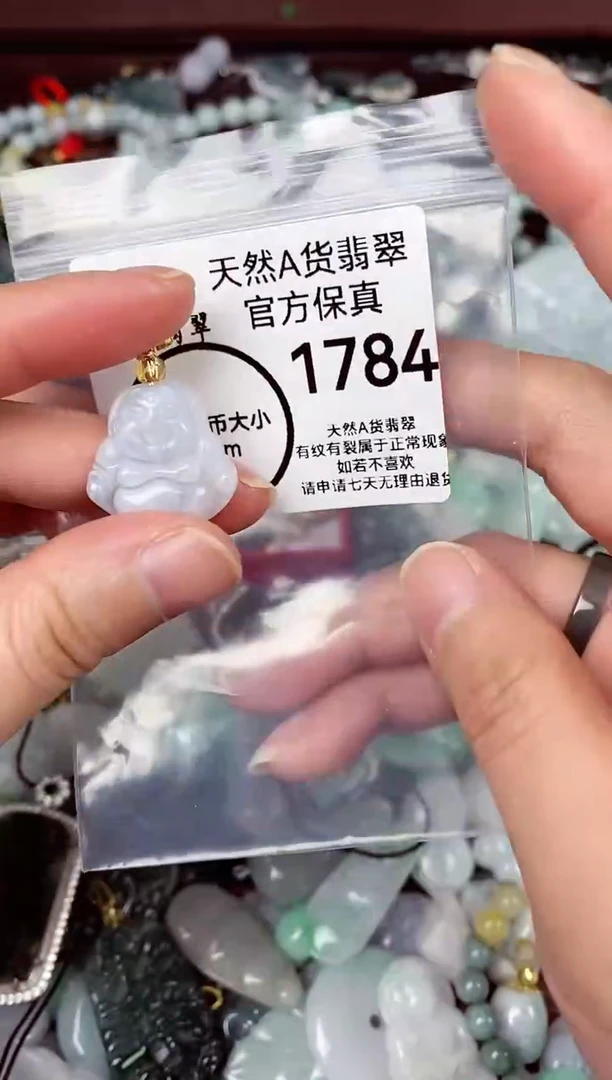 【闪购商品】翡翠颈饰未镶嵌天然A货翡翠1784