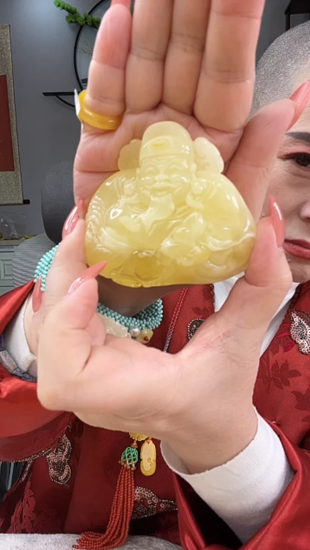 琥珀颈饰未镶嵌项链