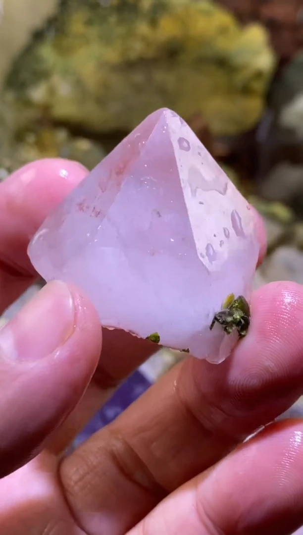 未镶嵌珠宝半成品水晶85号四川超七花园水晶