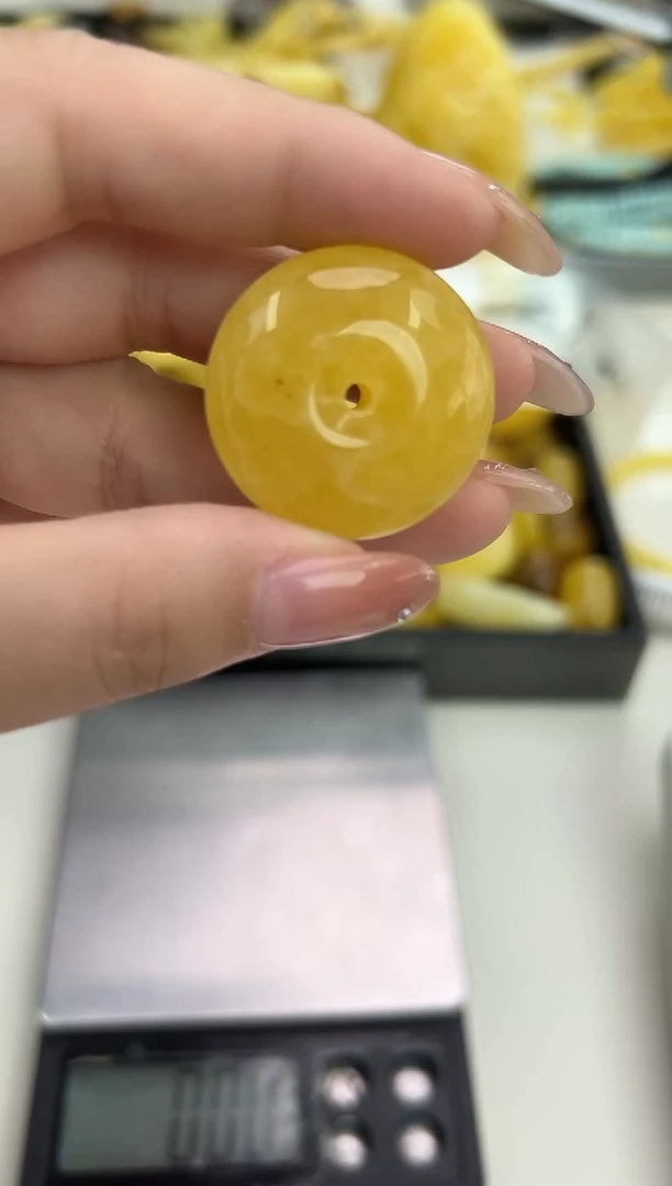 裸石琥珀未镶嵌琥珀蜜蜡吊坠