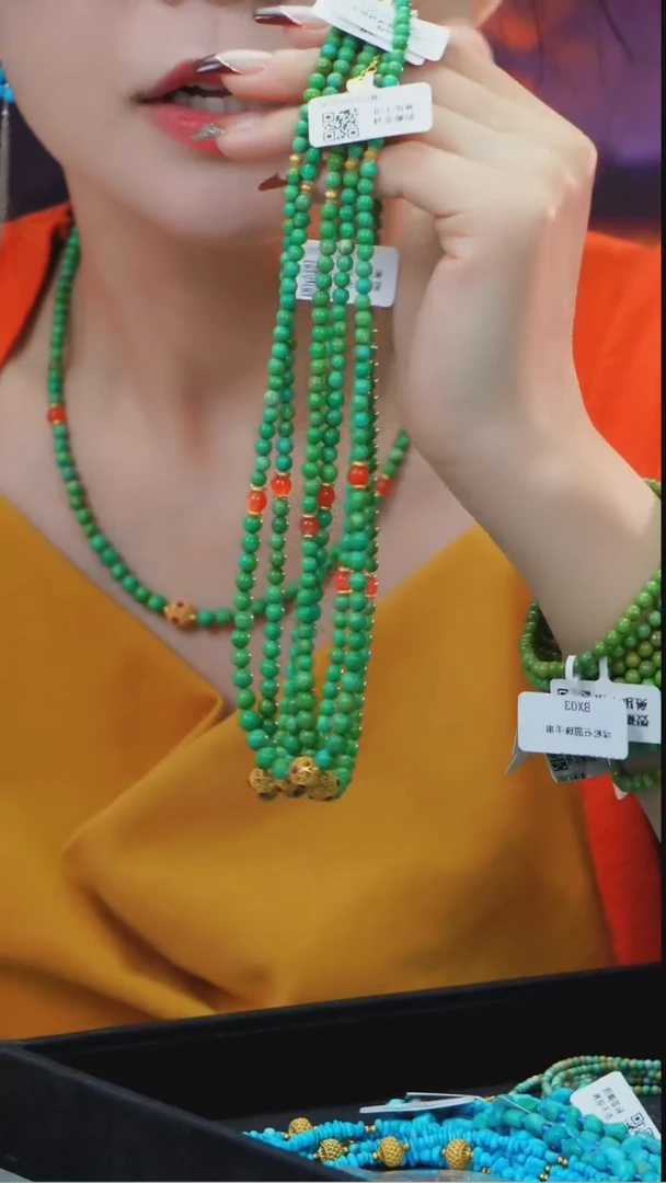 未镶嵌绿松石项链发货一件