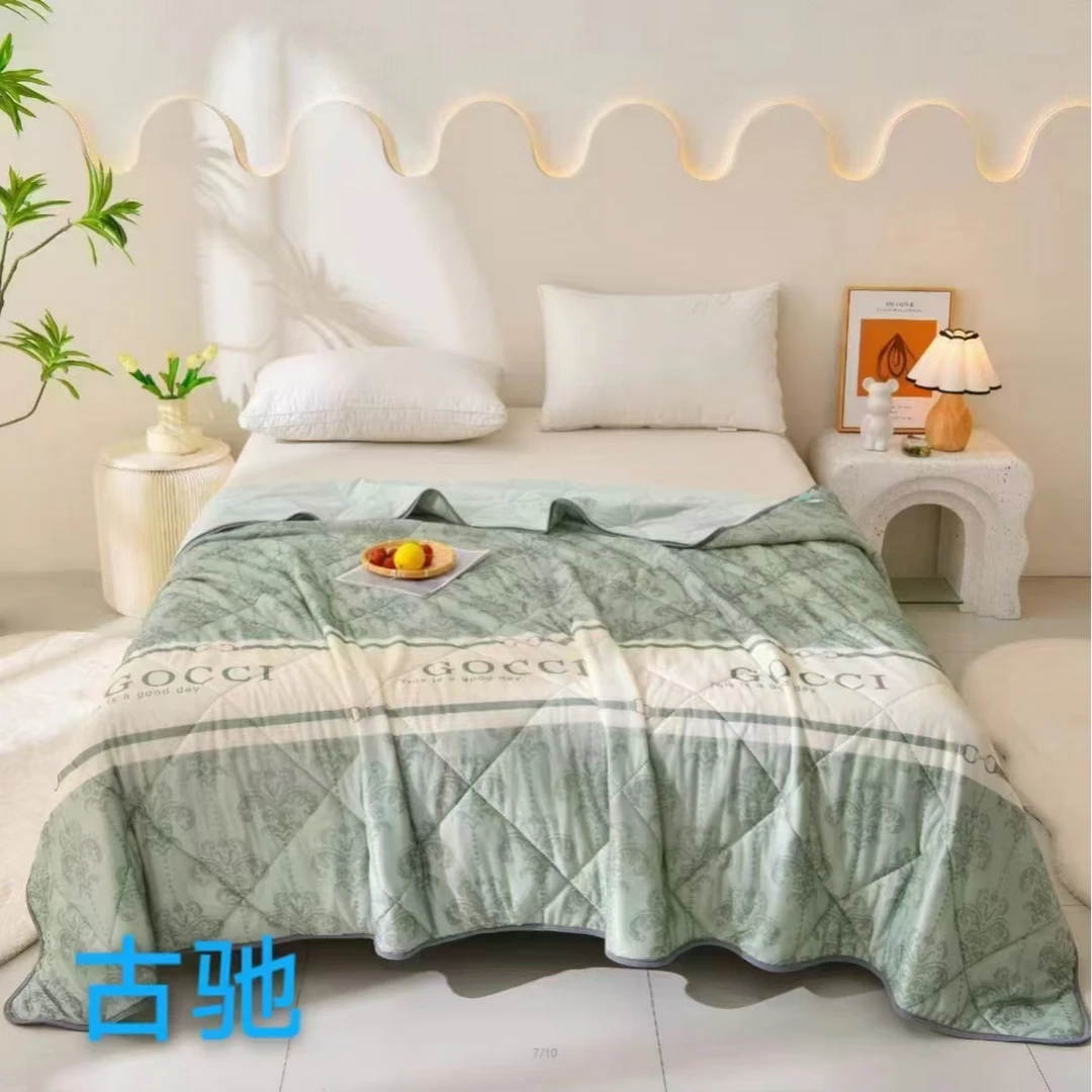 金利凯空调被夏凉被机洗印花夏被凉感冰丝