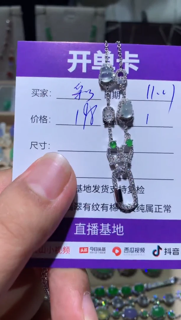 未镶嵌翡翠耳饰?*………