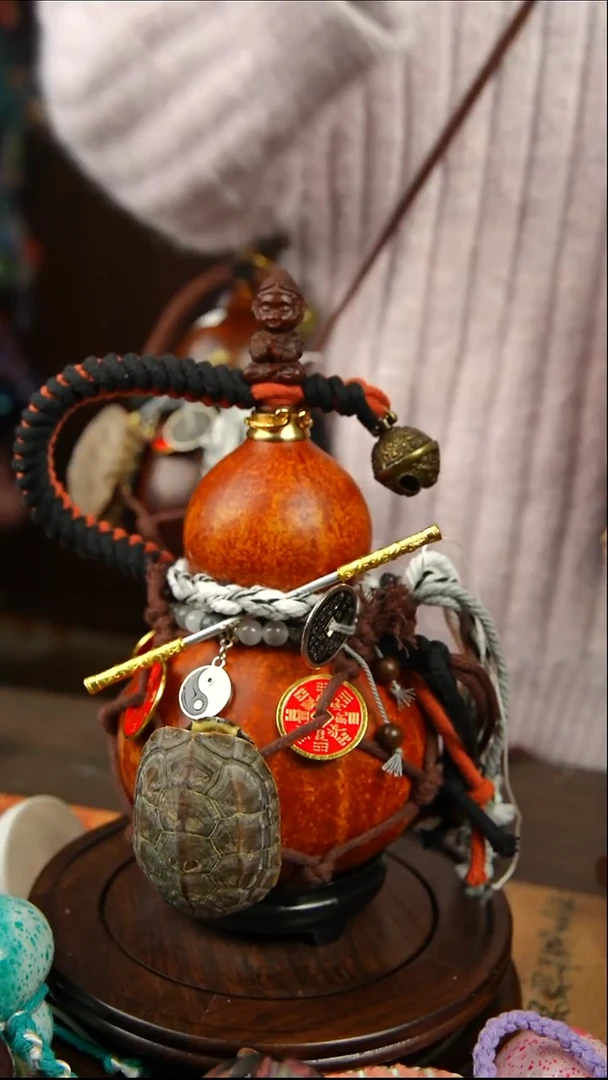 167号500ml左右非遗大漆酒葫芦