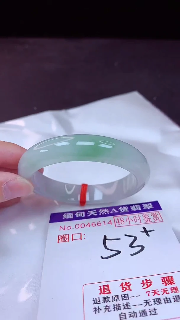 未镶嵌手镯翡翠53（48小时鉴赏期 ）