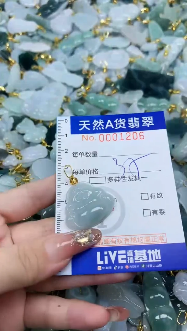 翡翠未镶嵌颈饰天然A货翡翠