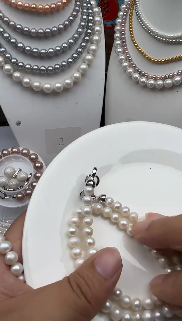 淡水珍珠未镶嵌颈饰1