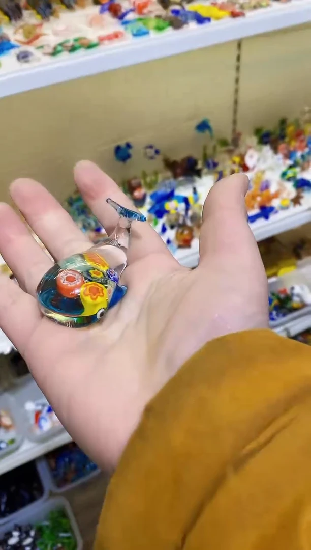 【闪购商品】琉璃手工艺品鲸鱼