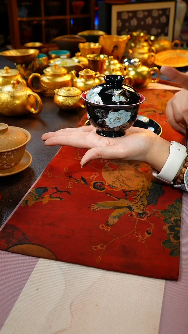 茶杯紫砂【宜景窑系列】盖碗