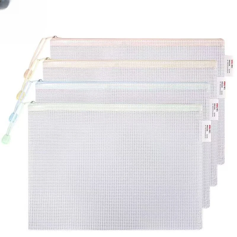 学生专用拉边袋A4学生大容量拉边袋-5