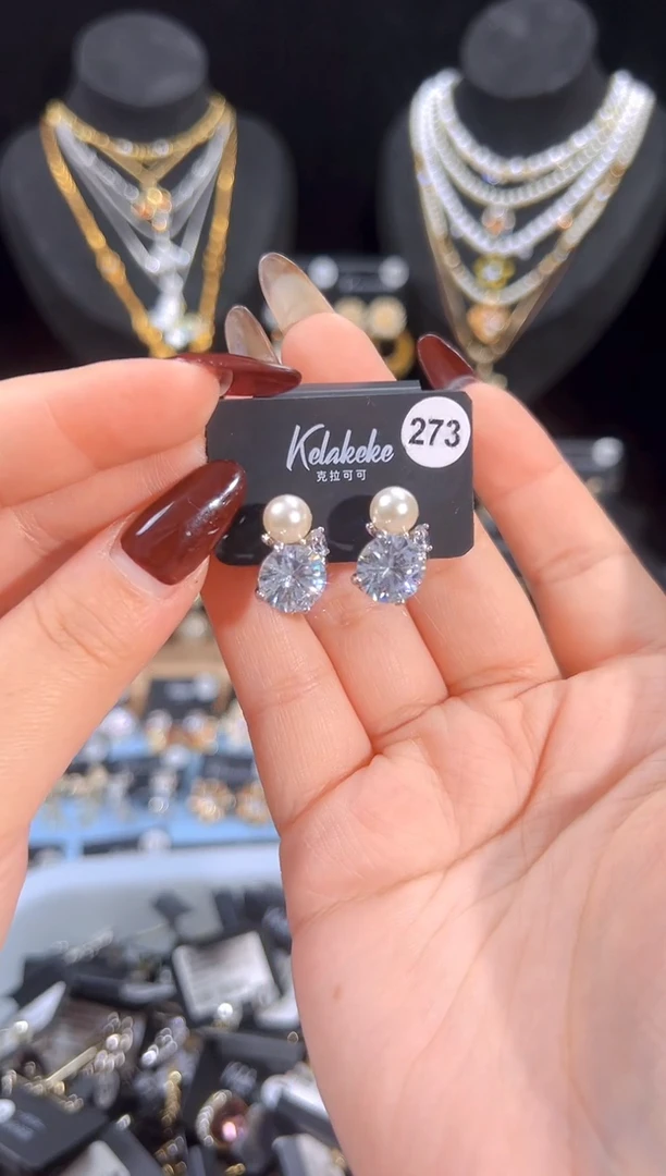 铜合金925银锆石可可F273