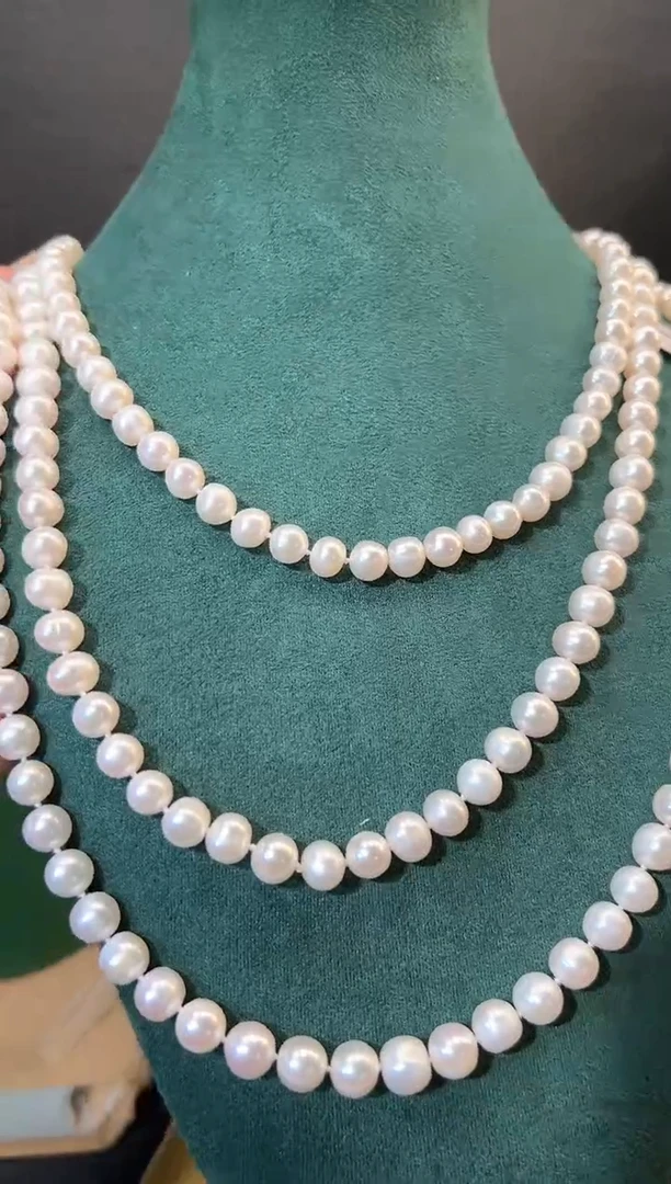 颈饰未镶嵌淡水珍珠珠串