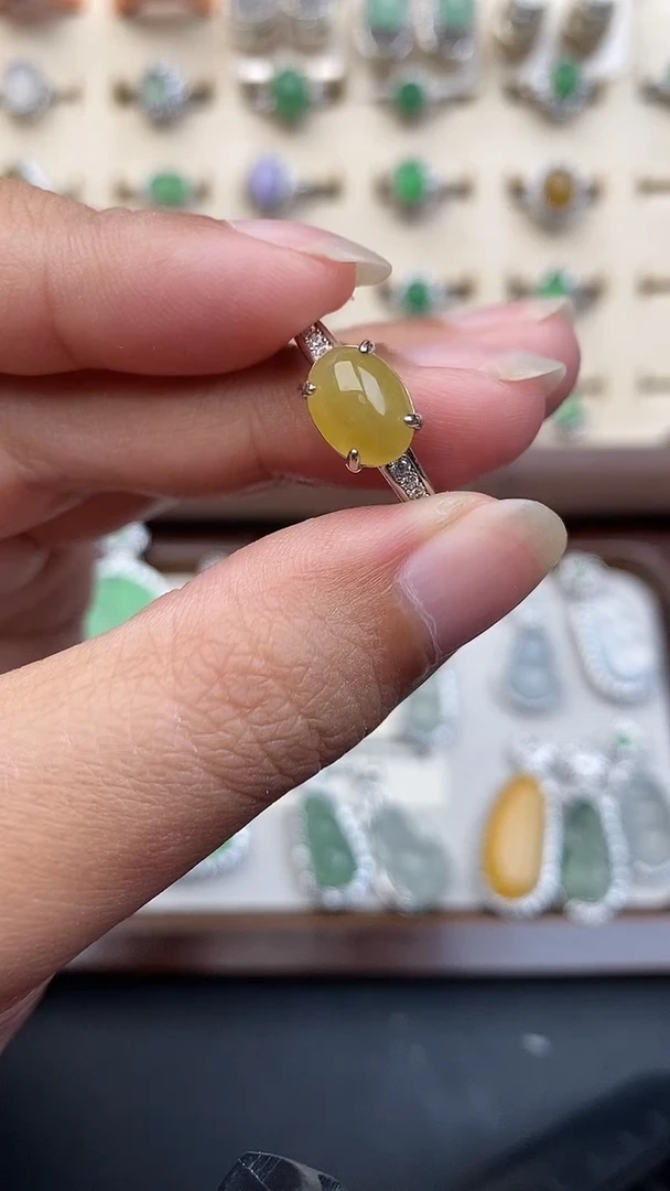 银S925镶嵌定制翡翠2646346