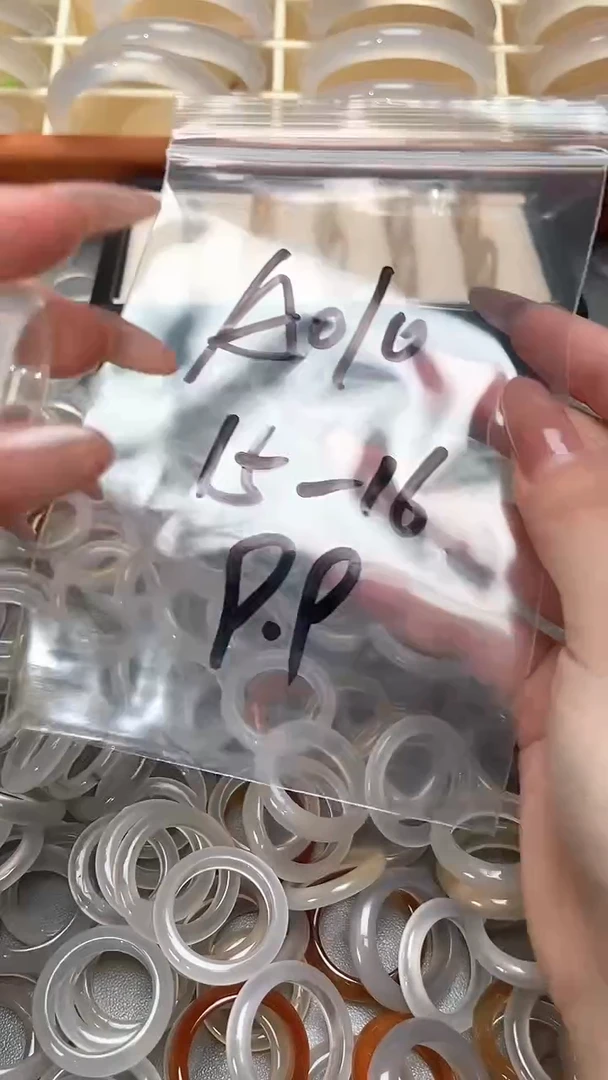 玛瑙/玉髓戒指未镶嵌010