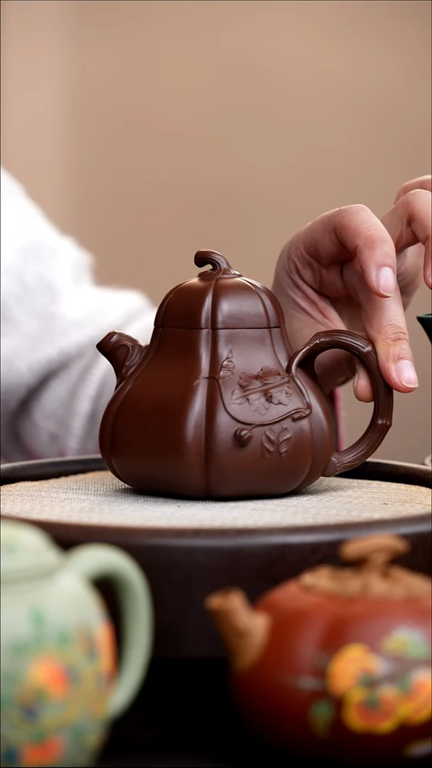 茶壶紫砂底槽清筋囊高南瓜