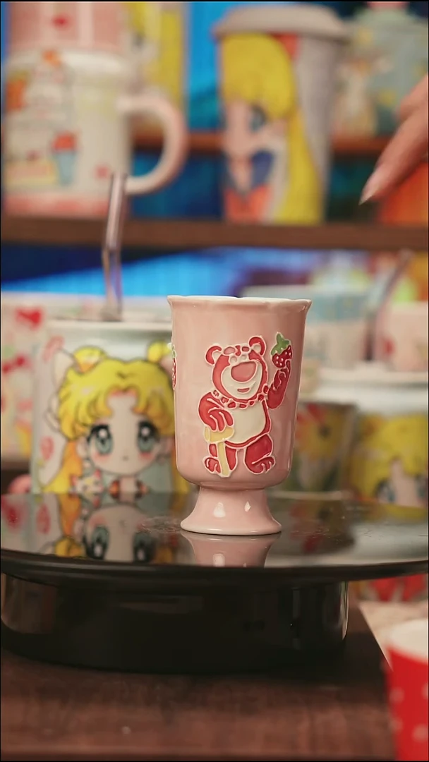 摆件陶景德镇手工手绘杯