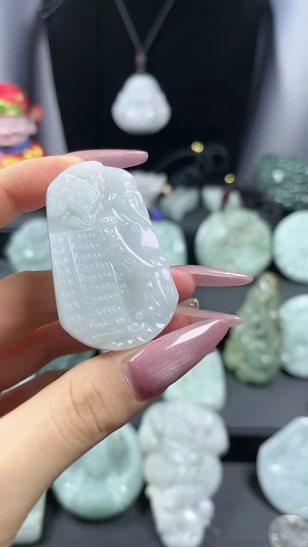 【闪购商品】翡翠颈饰未镶嵌财神爷