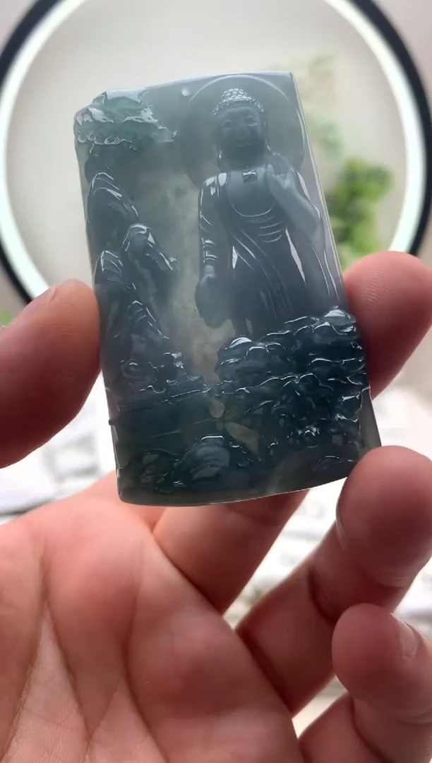 颈饰未镶嵌翡翠阿弥陀佛