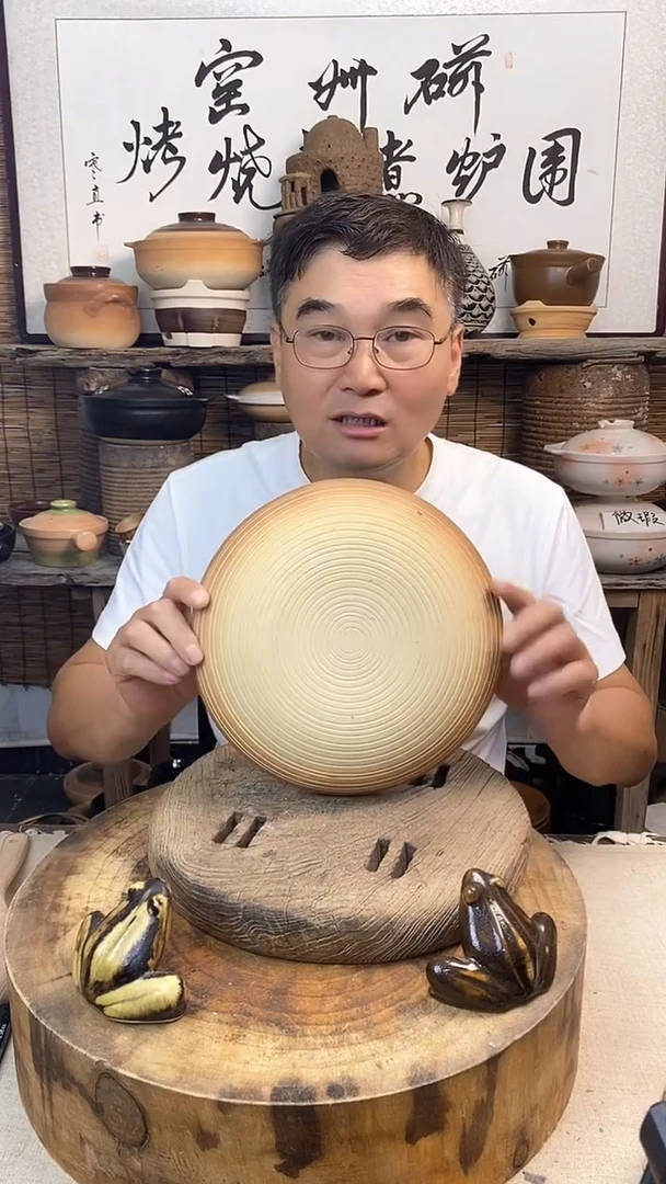 复古土菜钵(无盖)可干烧口径26厘米
