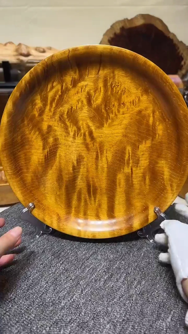 金丝楠木老料圆盘 27.5-3.9cm